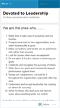 Mobile Screenshot of devotedtoleadership.com